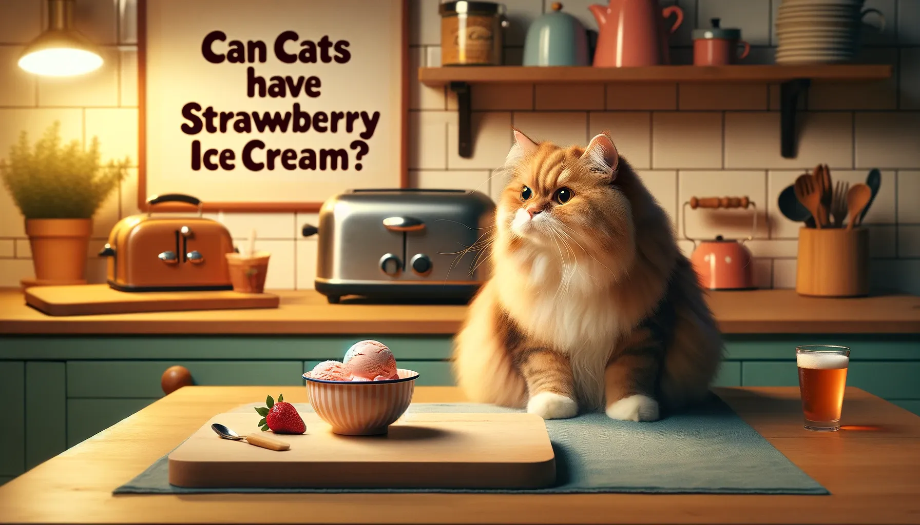 Can Cats Have Strawberry Ice Cream