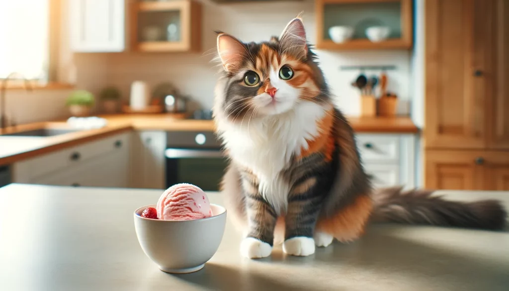 Can Cats Have Strawberry Ice Cream